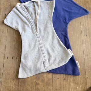 Gray and Blue Zipadee-Zip